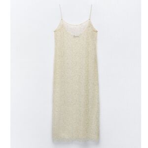 NWOT ZARA BEADED SEQUIN DRESS- SIZE MEDIUM